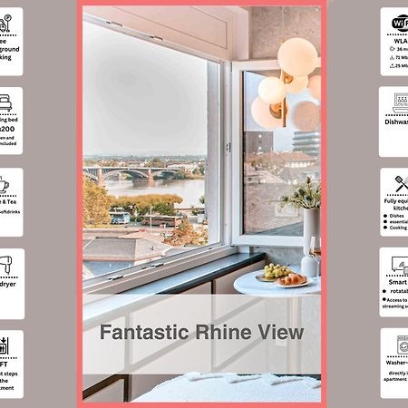 Hidden Treasure Business Apartment Mainz - Fantastic Rhine View In Center Of Mainz Old Town Exteriör bild