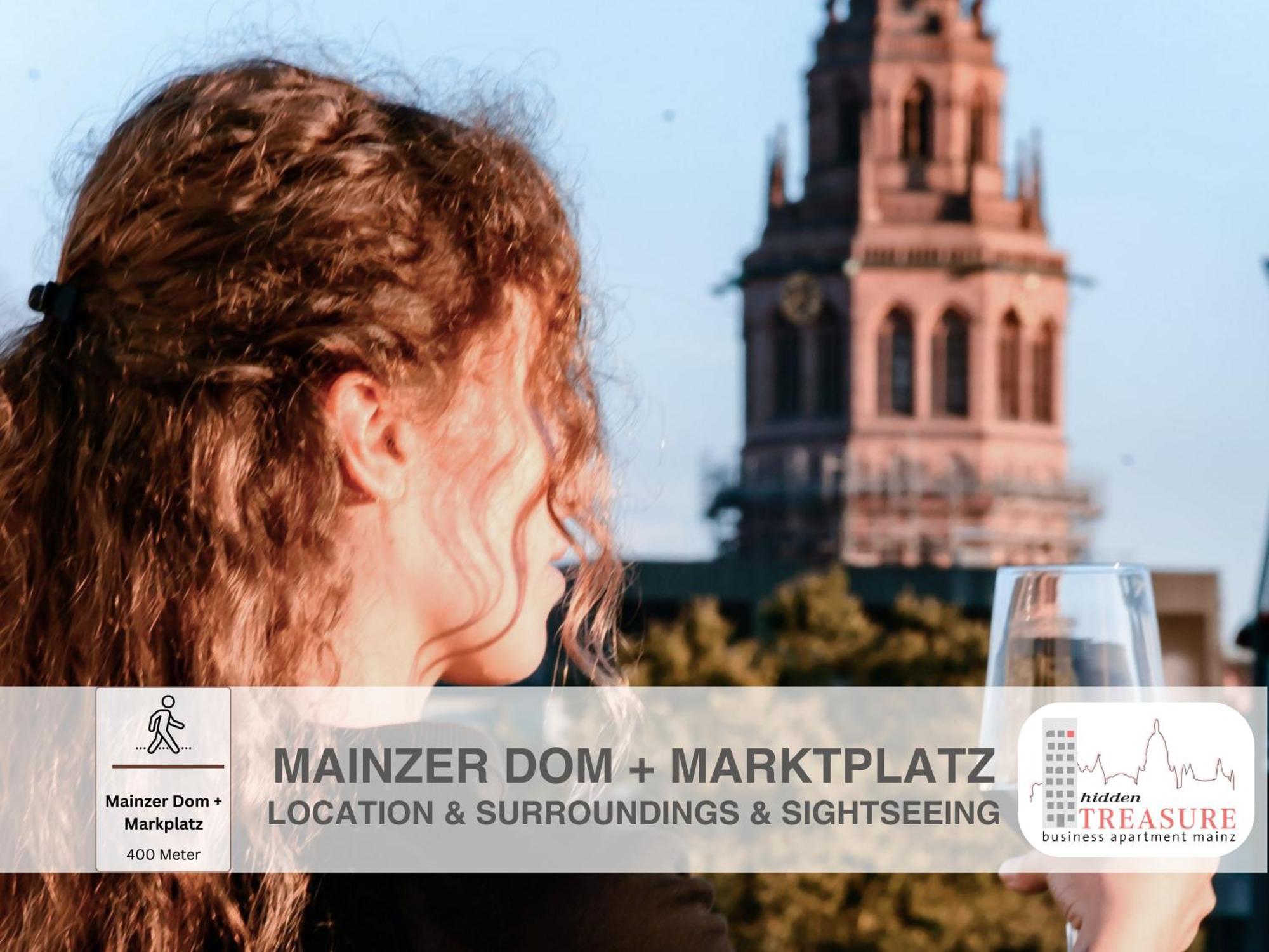 Hidden Treasure Business Apartment Mainz - Fantastic Rhine View In Center Of Mainz Old Town Exteriör bild